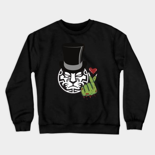 Creepy Jinrai Crewneck Sweatshirt by Mister Jinrai